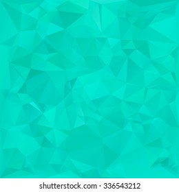 Green Polygonal Mosaic Background, Creative Design Templates