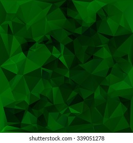 Green Polygonal Mosaic Background, Creative Design Templates