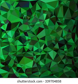 Green Polygonal Mosaic Background, Creative Design Templates