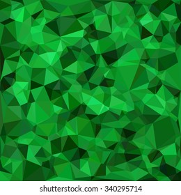 Green Polygonal Mosaic Background, Creative Design Templates