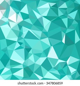 Green Polygonal Mosaic Background, Creative Design Templates