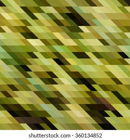 Green Polygonal Mosaic Background, Creative Design Templates