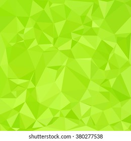 Green Polygonal Mosaic Background, Creative Design Templates