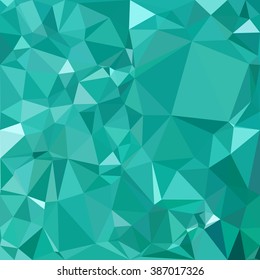 Green Polygonal Mosaic Background, Creative Design Templates