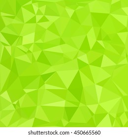 Green Polygonal Mosaic Background, Creative Design Templates