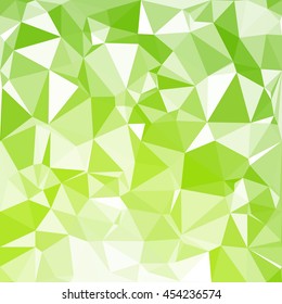 Green Polygonal Mosaic Background, Creative Design Templates