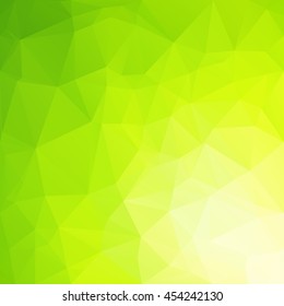 Green Polygonal Mosaic Background, Creative Design Templates