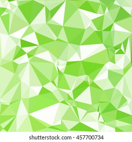 Green Polygonal Mosaic Background, Creative Design Templates