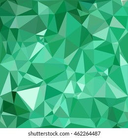 Green Polygonal Mosaic Background, Creative Design Templates
