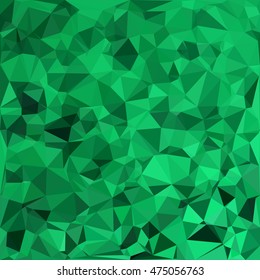 Green Polygonal Mosaic Background, Creative Design Templates