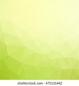 Green Polygonal Mosaic Background, Creative Design Templates