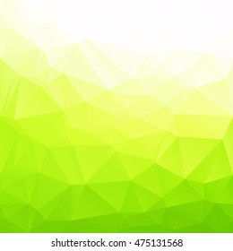 Green Polygonal Mosaic Background, Creative Design Templates