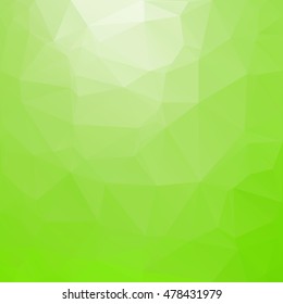 Green Polygonal Mosaic Background, Creative Design Templates