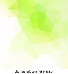 Green Polygonal Mosaic Background, Creative Design Templates