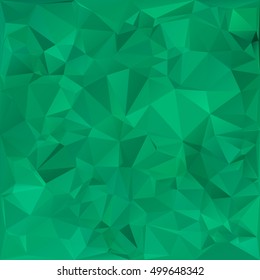 Green Polygonal Mosaic Background, Creative Design Templates