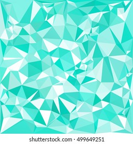 Green Polygonal Mosaic Background, Creative Design Templates