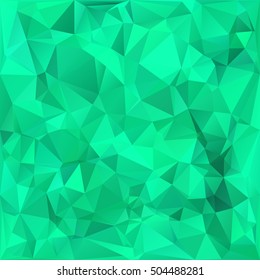 Green Polygonal Mosaic Background, Creative Design Templates