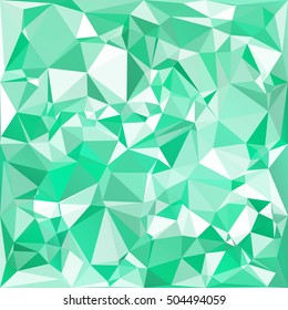 Green Polygonal Mosaic Background, Creative Design Templates