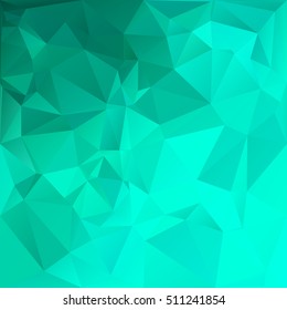 Green Polygonal Mosaic Background, Creative Design Templates
