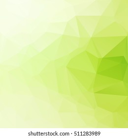 Green Polygonal Mosaic Background, Creative Design Templates