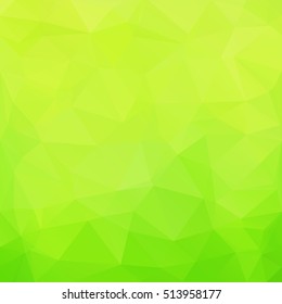 Green Polygonal Mosaic Background, Creative Design Templates