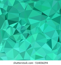 Green Polygonal Mosaic Background, Creative Design Templates