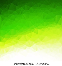 Green Polygonal Mosaic Background, Creative Design Templates