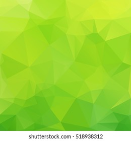 Green Polygonal Mosaic Background, Creative Design Templates