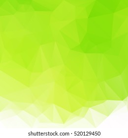 Green Polygonal Mosaic Background, Creative Design Templates