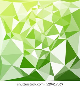 Green Polygonal Mosaic Background, Creative Design Templates
