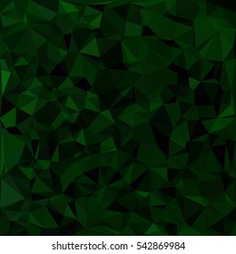 Green Polygonal Mosaic Background, Creative Design Templates