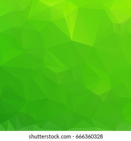 Green Polygonal Mosaic Background, Creative Design Templates