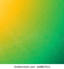 Green Polygonal Mosaic Background, Creative Design Templates