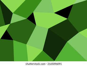 Green Polygonal Mosaic Background. geometric pattern, triangles background. Creative Business Design Templates. Vector illustration concept design.