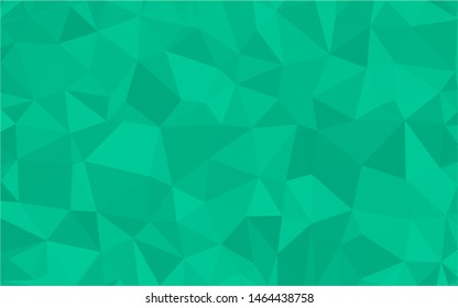 green polygonal mosaic background. Used for presentation, information, technology, website, poster, business, work.