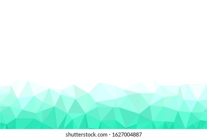 Green polygonal mosaic background, Vector illustration, Used for presentation, information, technology, website, poster, business, work.