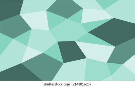 Fondo de mosaico poligonal verde, Diseño vectorial para presentaciones de negocios, volantes, afiches e invitaciones.