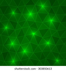 Green Polygonal Mosaic Background, Vector illustration, Creative Design Templates