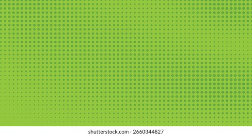 Fondo de arte pop verde en estilo cómico retro con puntos de medio tono Punto moderno