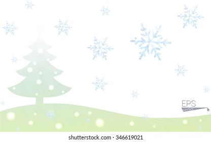 Green postcard low polygon style christmas tree vector illustration consisting of triangles.Abstract triangular polygonal origami or crystal design of New Year celebration.Isolated on white background