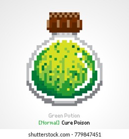 green potion pixel art