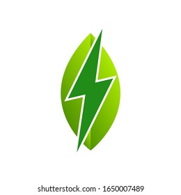 Icono del elemento Diseño de energía verde del vector