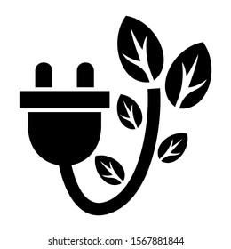 green power icon isolated sign symbol vector illustration - high quality black style vector icons
