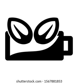 green power icon isolated sign symbol vector illustration - high quality black style vector icons
