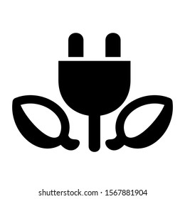 green power icon isolated sign symbol vector illustration - high quality black style vector icons
