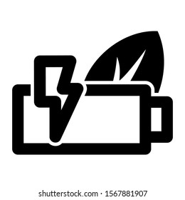 green power icon isolated sign symbol vector illustration - high quality black style vector icons
