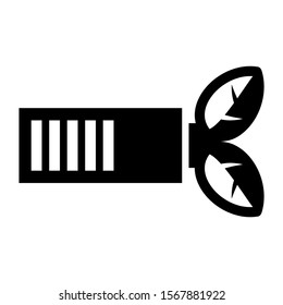 green power icon isolated sign symbol vector illustration - high quality black style vector icons
