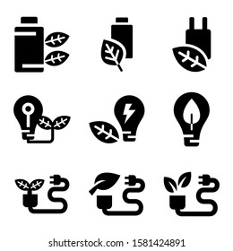 green power icon isolated sign symbol vector illustration - Collection of high quality black style vector icons
