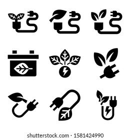 green power icon isolated sign symbol vector illustration - Collection of high quality black style vector icons
