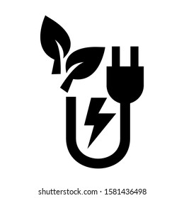 green power icon isolated sign symbol vector illustration - high quality black style vector icons
